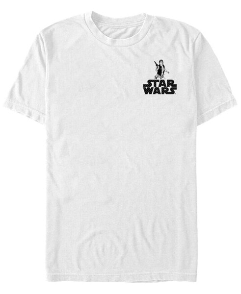 Star Wars Men's Han Solo Pocket Logo Short Sleeve T-Shirt