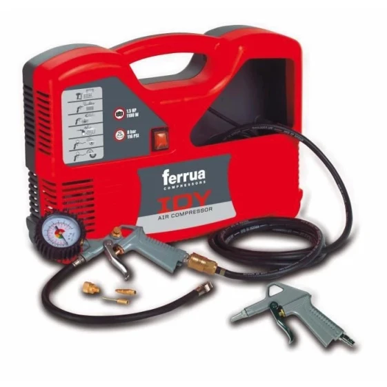 Компрессор безмасляный FERRUA Idy 15 H 1100 Вт