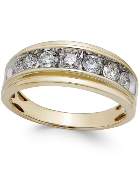 Men's Diamond Band (1 ct. t.w.) in 10k Gold