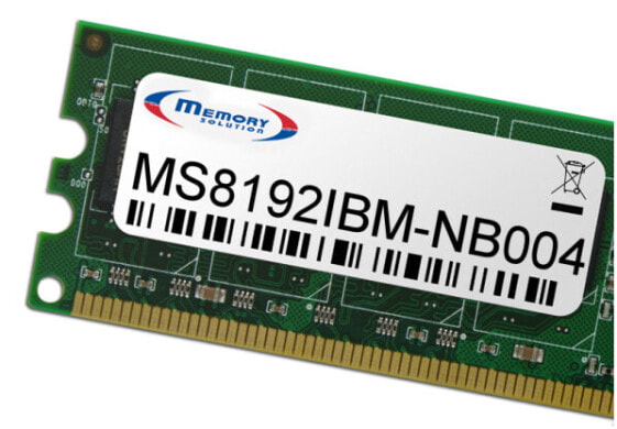 Memorysolution Memory Solution MS8192IBM-NB004 - 8 GB
