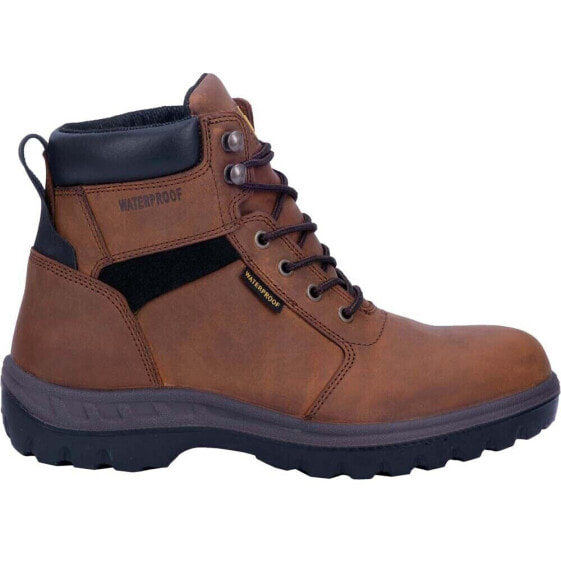 Dan Post Boots Burgess Wp 6 Inch Electrical Steel Toe Work Mens Size 8 M Work S