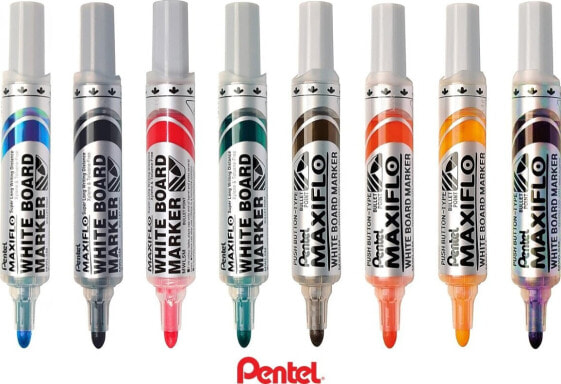 Pentel Marker do tablic Pentel Maxiflo MWL5M pomarańczowy, POMARAŃCZOWY