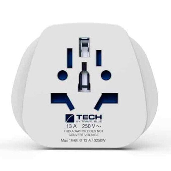 TRAVEL BLUE World To Europe Travel Adaptor Earthed 2 Units