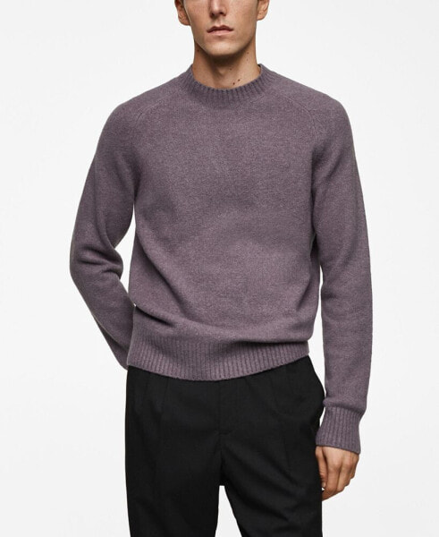 Men's Ribbed Details Knitted Sweater