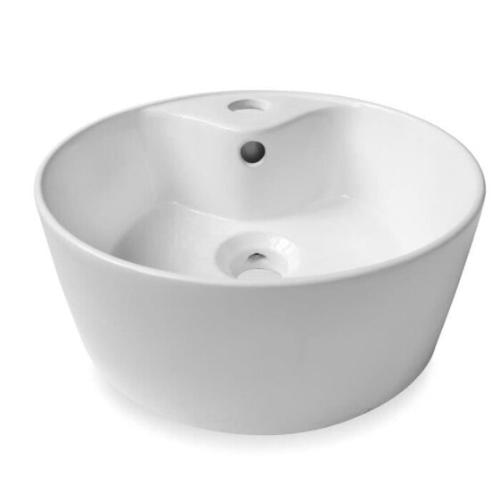 OCEANIC countertop ceramic washbasin round 32x32x14 cm Segur
