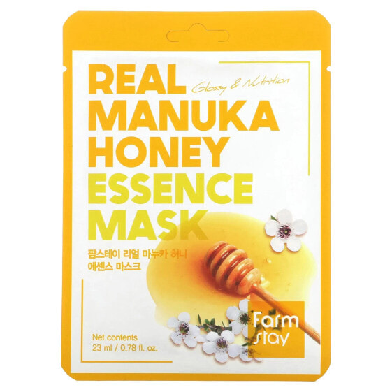 Real Manuka Honey Essence Beauty Mask, 1 Sheet, 0.78 fl oz (23 ml)