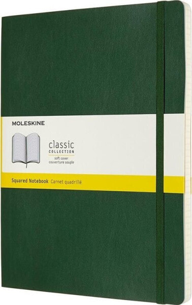 Moleskine Notes 19x25 kratka myrtle zielony