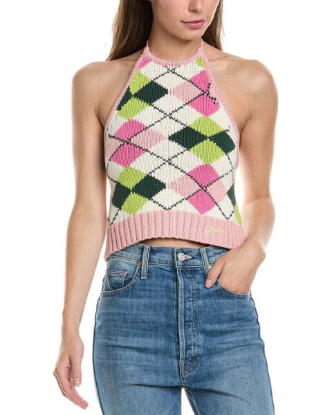 Ganni Knit Halter Top Women's