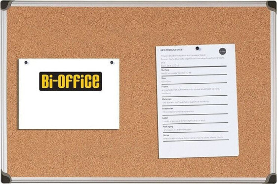 Доска объявлений Bi-Office korkowa 150x100cm, алюминиевая рамка