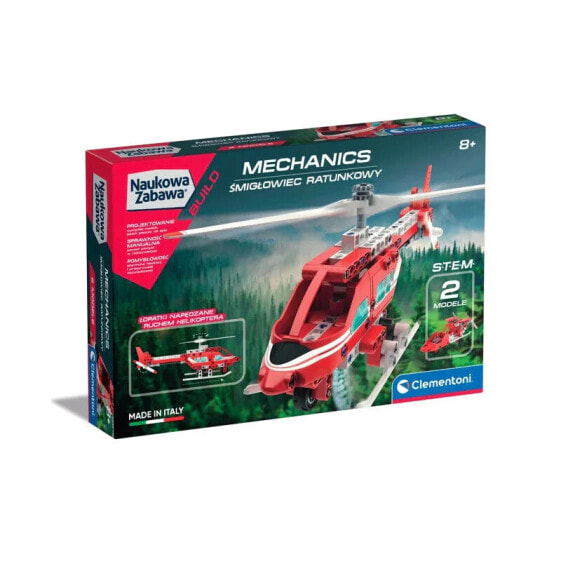 Construction set Mechanics Laboratory - Rescue helicopter - Clementoni 50753