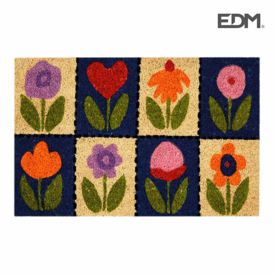 Придверный коврик EDM Разноцветный волокнистый 60 x 40 см