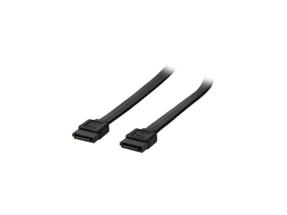 Nippon Labs SATA3-1.5FT-BK-10P 1.5 ft. SATA III Male to Male Cable, Black - 10 P