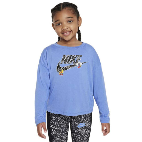 NIKE KIDS Knit Long Sleeve Top