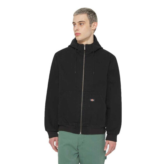 Куртка Dickies Duck Canvas Hooded Unlined - черный