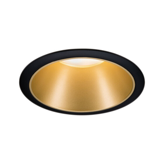Встраиваемый светильник Paulmann 934.03 - Наклоняющийся светильник - Несменяемая лампа - 1 лампа - 6,5 Вт - 460 люмен - Черно-золотой