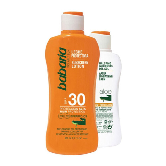 Лосьон для загара и защиты от солнца Babaria Aloe Vera SPF30 200 мл