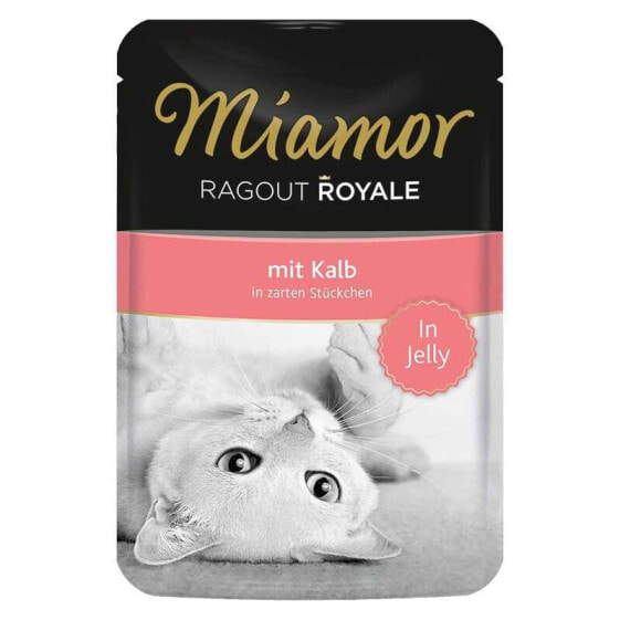 MIAMOR Ragout Royale in Jelly with veal wet food for cat 100g