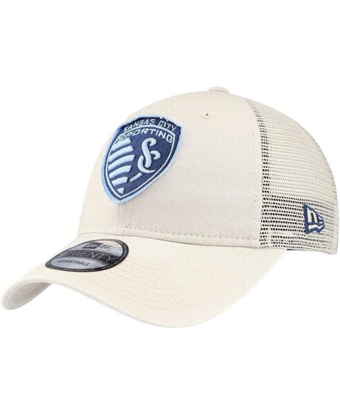 Men's Tan Sporting Kansas City Game Day 9Twenty Adjustable Trucker Hat