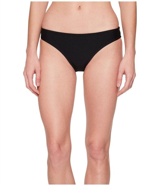 Nike Ribbed Women's Bikini Bottom Swimwear Sz. M (Black) 151411