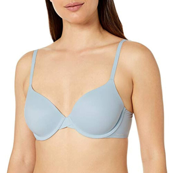 Calvin Klein Perfectly Fit Lightly Lined Memory Touch T-Shirt Bra Baby Blue, 34C