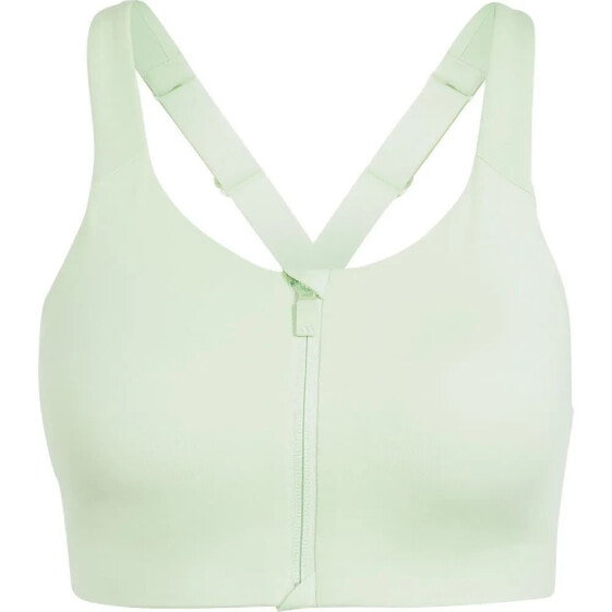 ADIDAS TLRD Impact Luxe Zip Sports Bra High Support