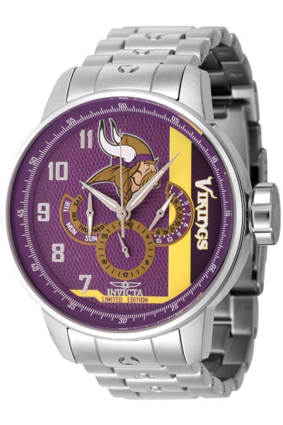 Часы Invicta Minnesota Vikings 48mm Steel