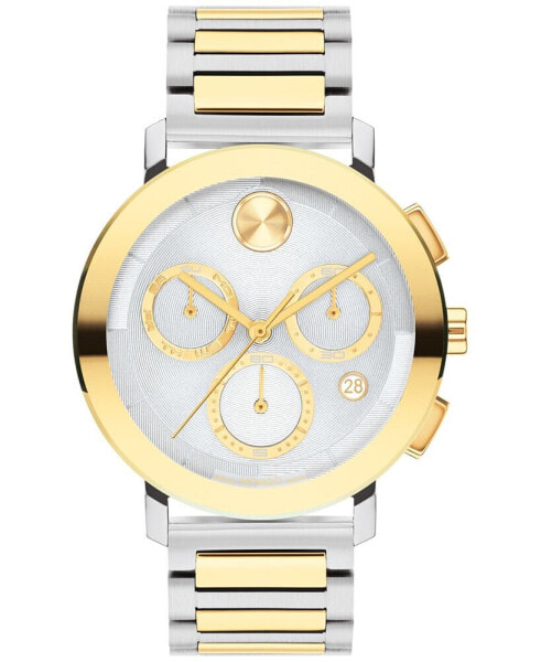 Men's Swiss Chronograph Bold Evolution 2.0 Stainless Steel Bracelet Watch 42mm