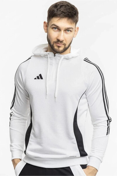 ADİDAS IR9399 TIRO24 TRHOOD -Renk: WHITE/BLACK adidas Tiro 24 Erkek Antrenman Kapüşonlu Üst IR9399