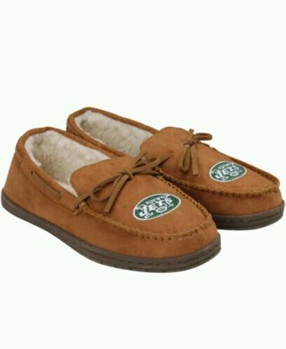 Forever Collectibles NFL NEW New York Jets Mens Moccasins Slippers
