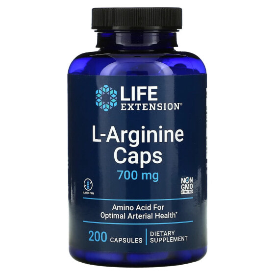Аминокислоты Life Extension L-Arginine Caps, 700 мг, 200 капсул