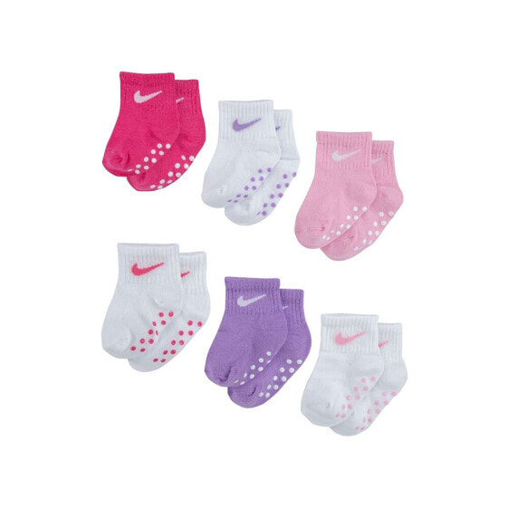 NIKE KIDS Gripper socks 6 pairs