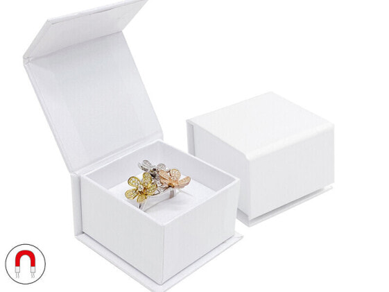 White gift box for ring or earrings VG-3 / AW