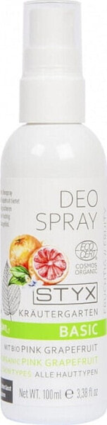 Deospray für den Körper mit frischem Grapefruitgeschmack