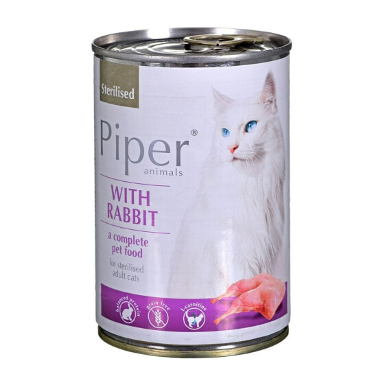 Корм для котов Dolina Noteci Piper Animals Sterilised Кролик 400 g