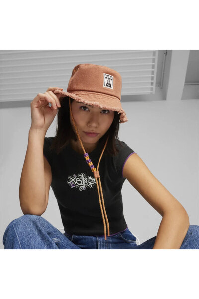 X X-girl Unisex Kahverengi Bucket