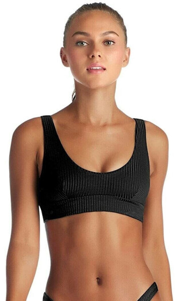 Vitamin A Women's 188427 Sienna Tank Crop Bikini Top Swimwear Size XS