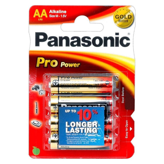 PANASONIC Pro Power LR 6 Mignon Alkaline Batteries 4 Units