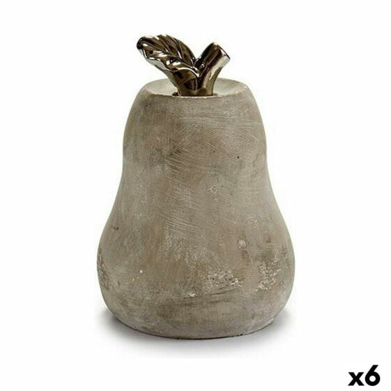Декоративная фигура Серая Цементная Груша Gift Decor (6 штук)