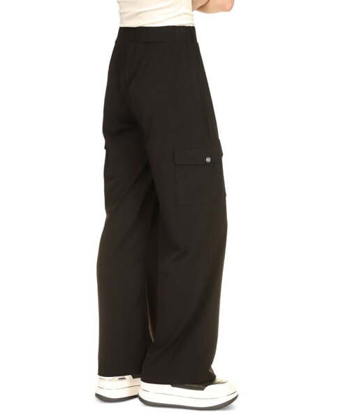 Women's High-Rise Wide-Leg Cargo Pants