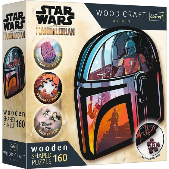 TREFL Star Wars Wooden Mandalorian 160 Units 20186T puzzle