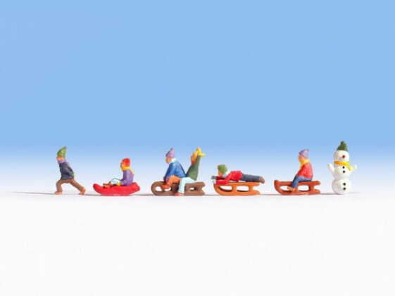 NOCH Children in Snow - TT (1:120) - Multicolour