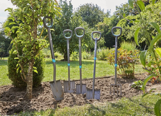 Gardena 17010-20 - Drainage shovel - Steel - Black - Square - D-shaped - Monochromatic