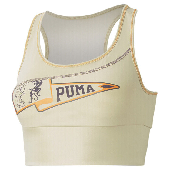 Puma We Are Legends Sports Bra Womens Beige Casual 53476803