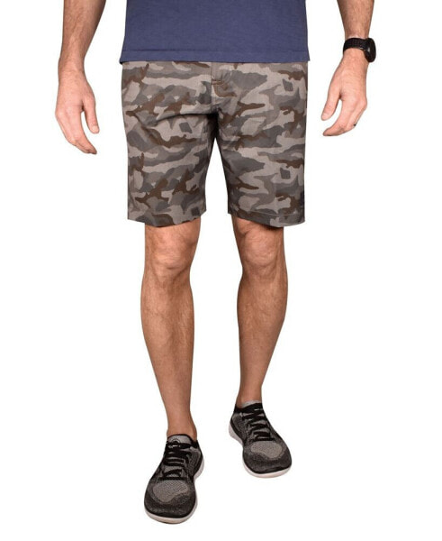 Men's Camo Flat Front Quick Dry Gurkha Shorts