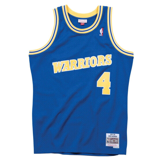 Mens Mitchell & Ness NBA Golden State Warriors Swingman Jersey ROAD 93-94 Webber