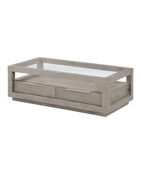 Tivie 54" Wood Coffee Table