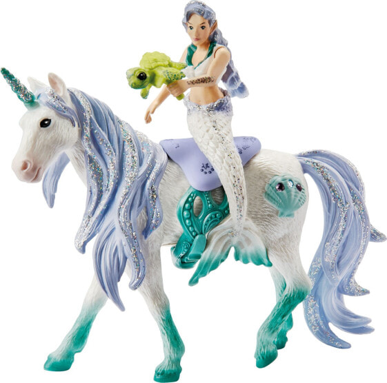 Игровой набор Schleich Мермейд на морском единороге (Mermaid on sea unicorn).