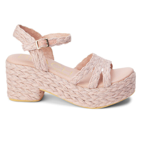 BEACH by Matisse Mykonos Espadrille Platform Womens Pink Casual Sandals MYKONOS