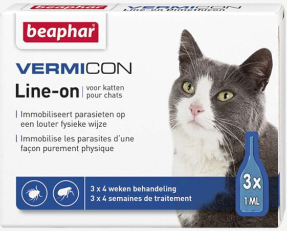 Beaphar Vermicon - Preparat na ektopasożyty dla kota