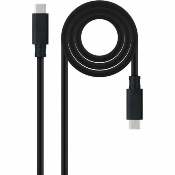 USB-C-кабель NANOCABLE 10.01.4101-L150 Чёрный 1,5 m (1 штук)